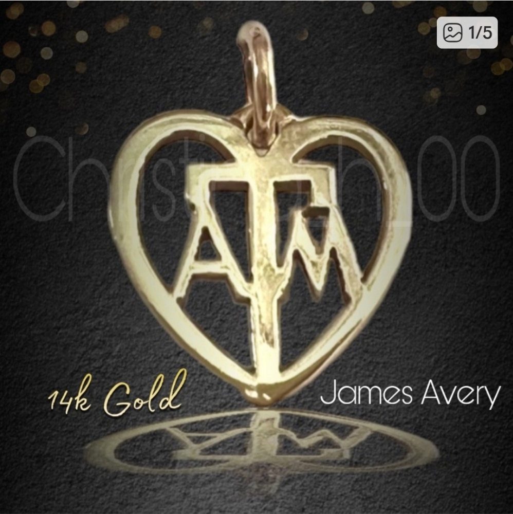 James Avery 14k Gold Texas A&M Pendant